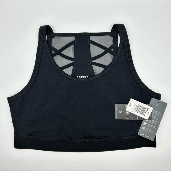 Torrid Plus Size Women’s Mesh Back Active Wicking Sports Bra Size 1X - Picture 6 of 11